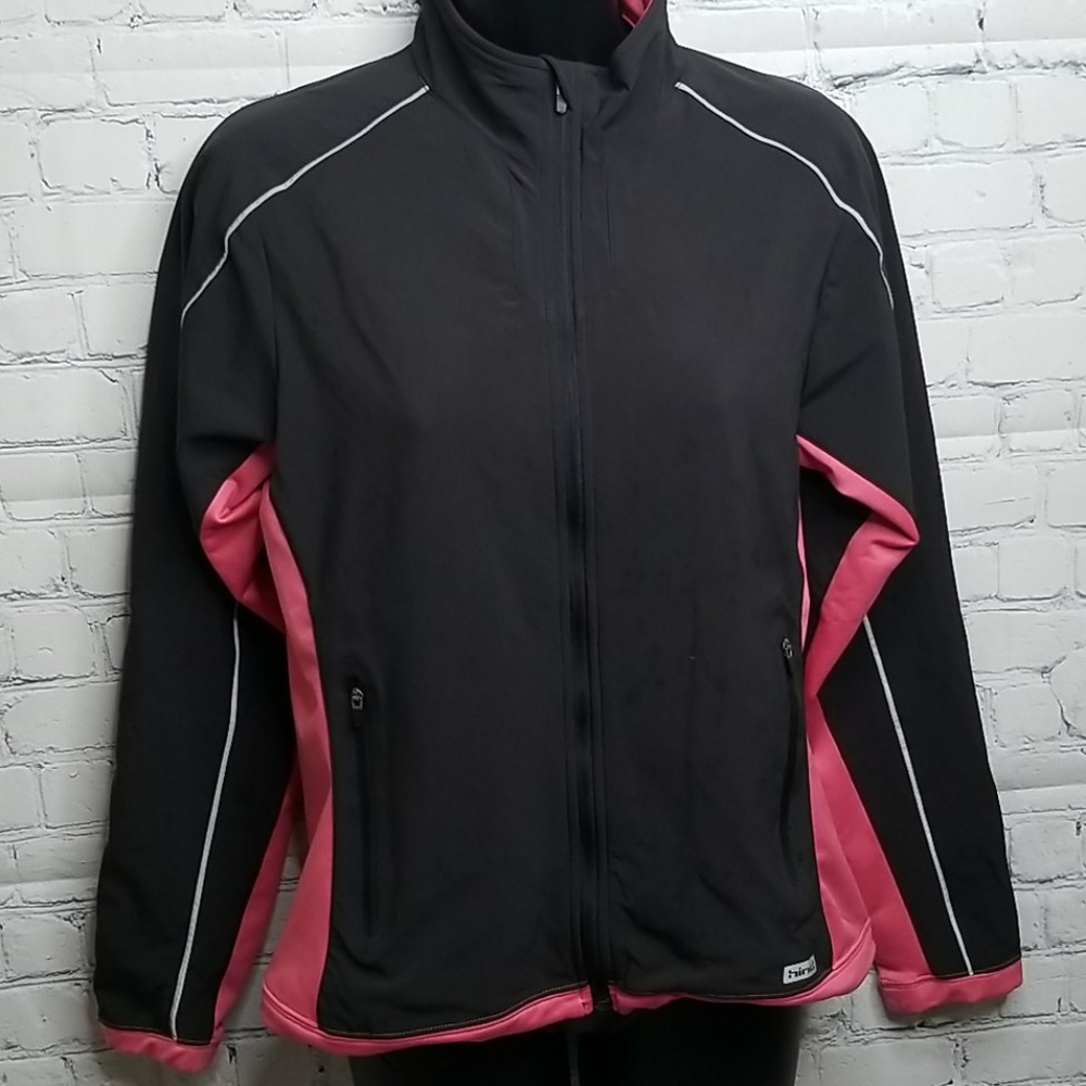 Hind full zip running jacket Pink and Black Size Medium